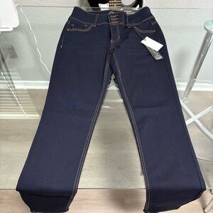 d. jeans Modern Fit High Waist Skinny - Dark Blue